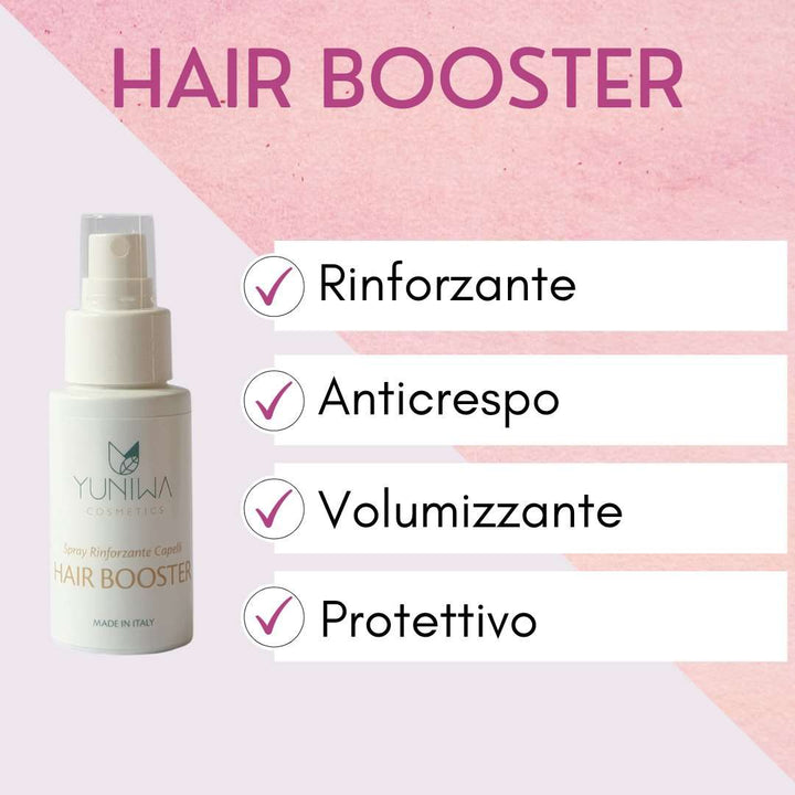 Hair Booster - Spray Rinforzante per capelli 50 ml - Yuniwa Cosmetics
