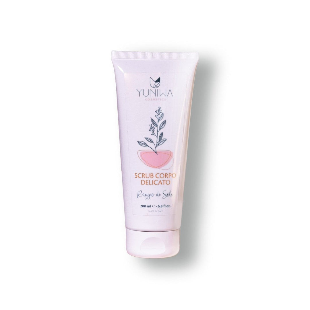 Scrub Corpo Delicato Vaniglia e Mandarino - Raggio di Sole - Yuniwa Cosmetics