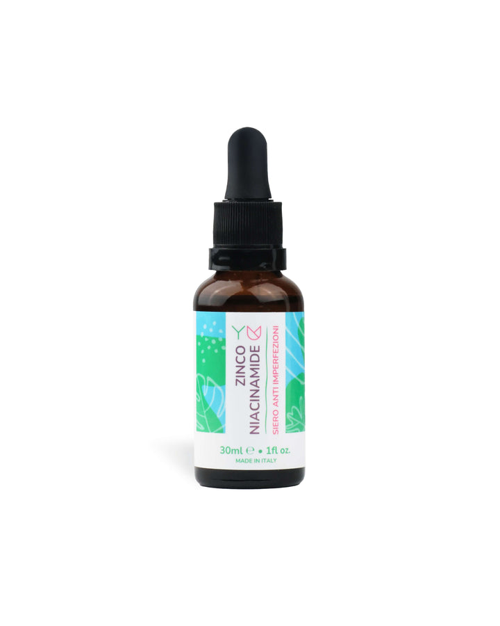 Zinco e Niacinamide - Siero Viso Anti Imperfezioni - Yuniwa Cosmetics