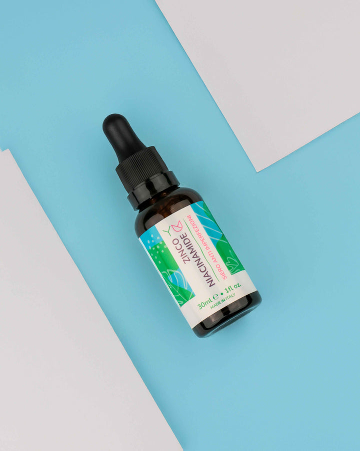 Zinco e Niacinamide - Siero Viso Anti Imperfezioni - Yuniwa Cosmetics