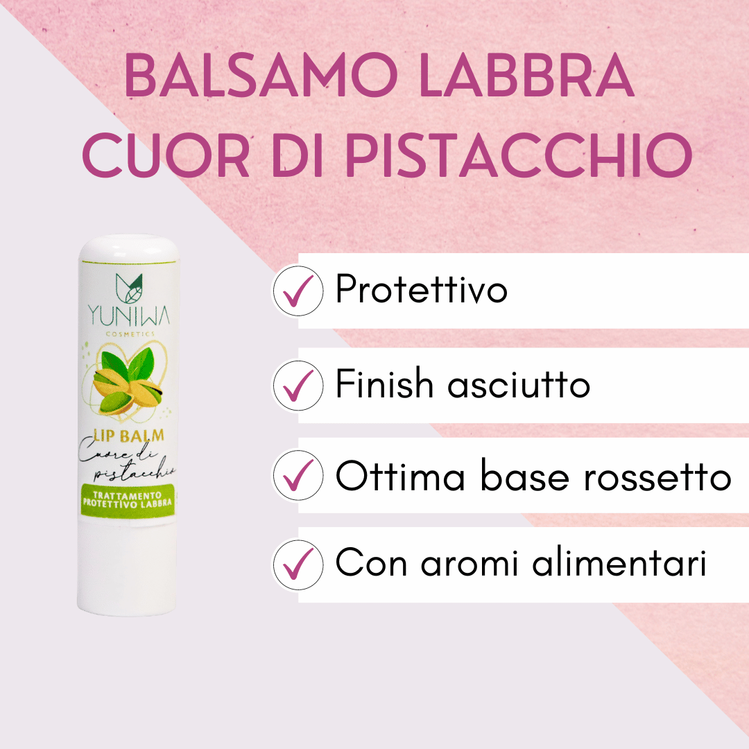 Balsamo Labbra Protettivo - Cuore di Pistacchio