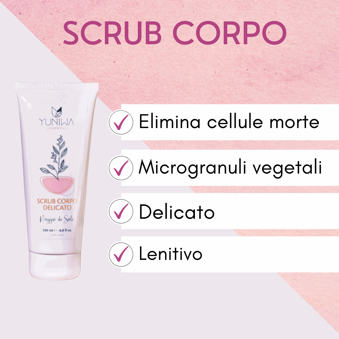 Scrub Corpo Delicato Vaniglia e Mandarino - Raggio di Sole