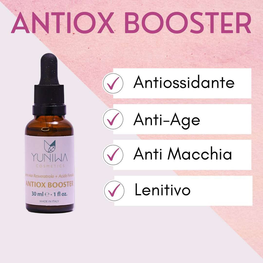 Antiox Booster - Siero viso antiossidante - Yuniwa Cosmetics