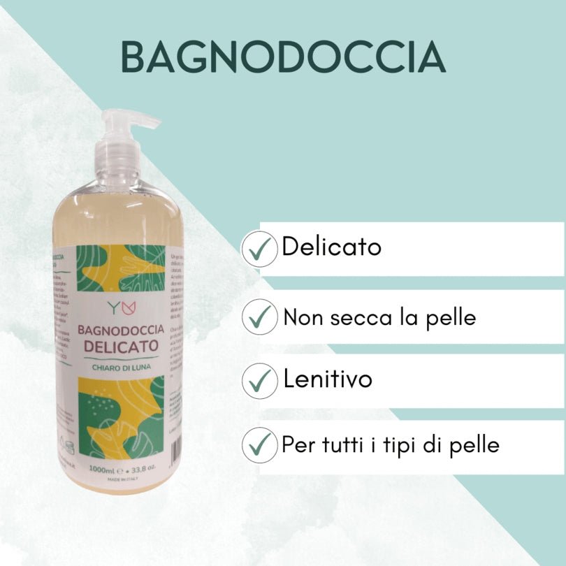 Bagnodoccia Delicato 1 LT - Chiaro di Luna - Yuniwa Cosmetics