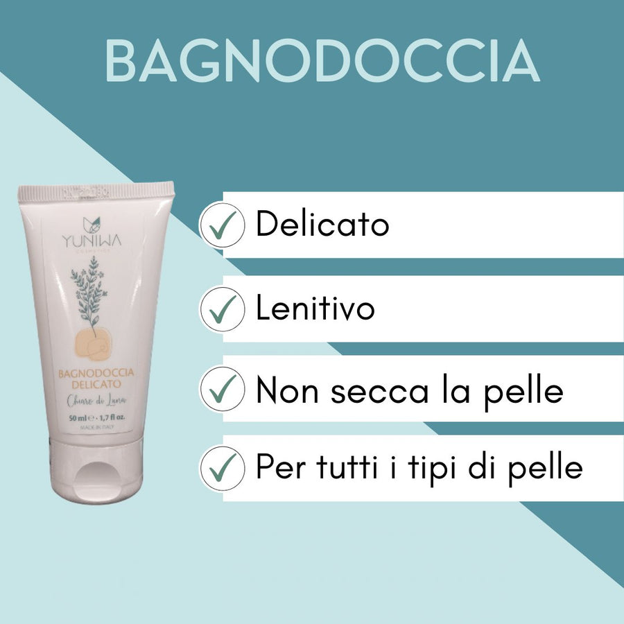 Bagnodoccia Delicato - Chiaro di Luna - 50 ml - Yuniwa Cosmetics