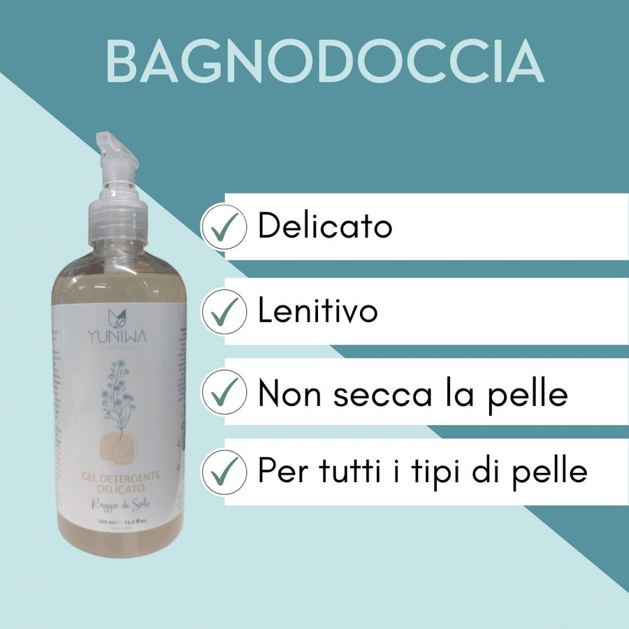 Bagnodoccia Delicato - Raggio di Sole - 500 ml - Yuniwa Cosmetics