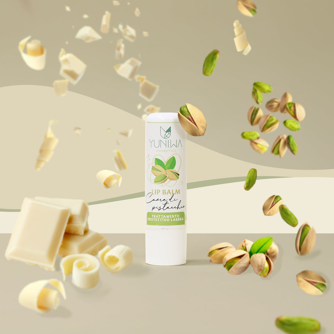 Balsamo Labbra Protettivo - Cuore di Pistacchio - Yuniwa Cosmetics