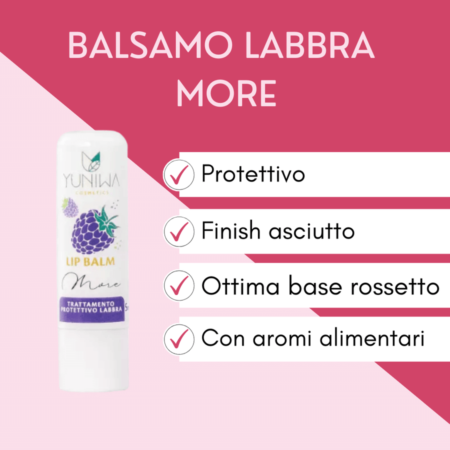 Balsamo labbra protettivo - More - Yuniwa Cosmetics