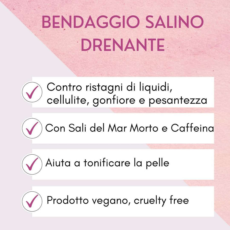 Bendaggio Salino Drenante - Yuniwa Cosmetics