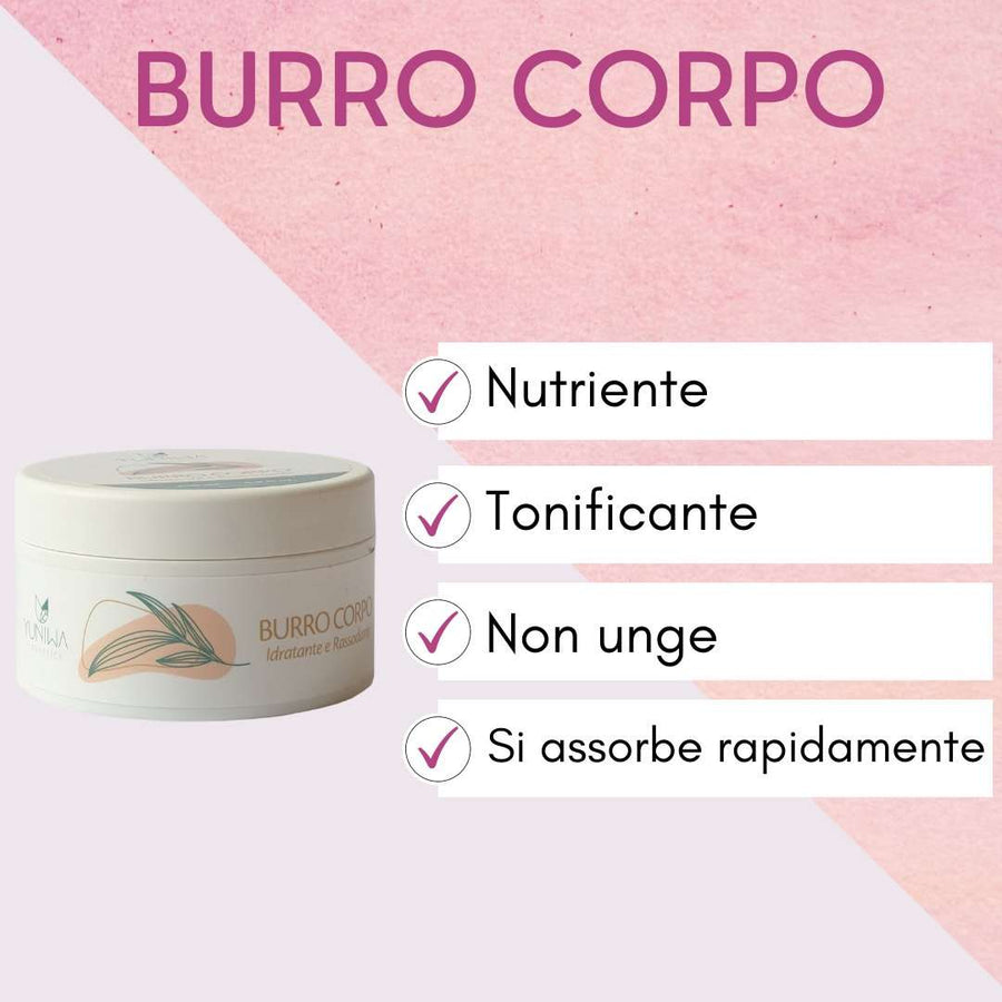 Burro corpo idratante e rassodante - Yuniwa Cosmetics