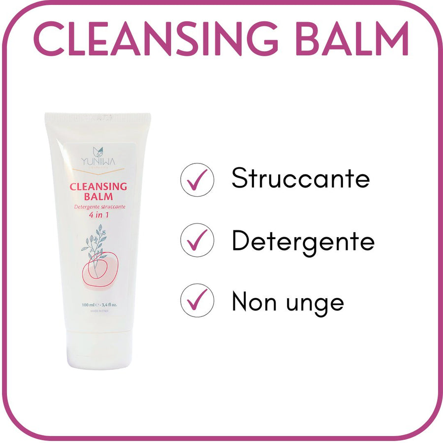 Cleansing Balm - Detergente Struccante 4 in 1 - Yuniwa Cosmetics