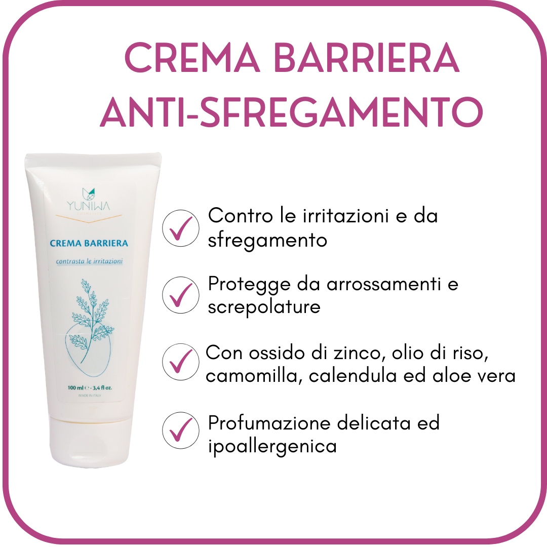 Crema Barriera Anti - Sfregamento - Yuniwa Cosmetics
