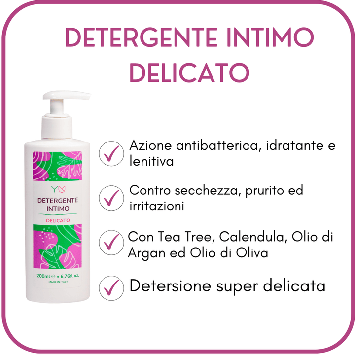 Detergente Intimo Delicato con Calendula e Tea Tree - Yuniwa Cosmetics