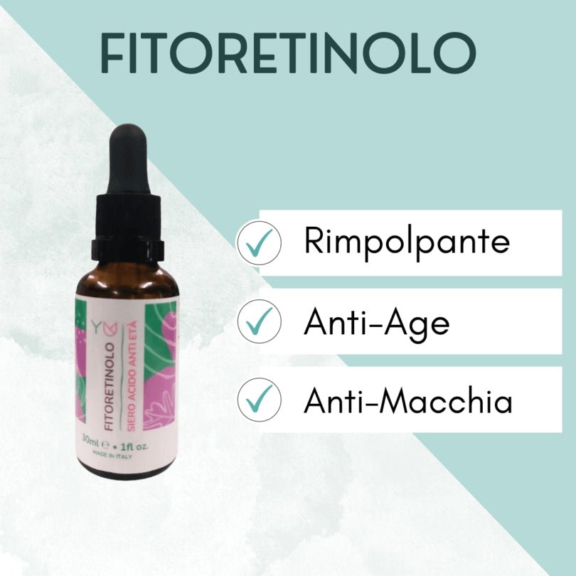 Fitoretinolo - Siero viso anti-età - Yuniwa Cosmetics