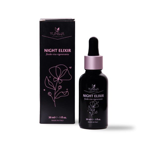 Fluido Viso Antiage - Night Elixir - Yuniwa Cosmetics