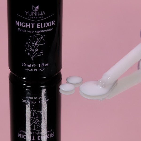 Fluido Viso Antiage - Night Elixir - Yuniwa Cosmetics