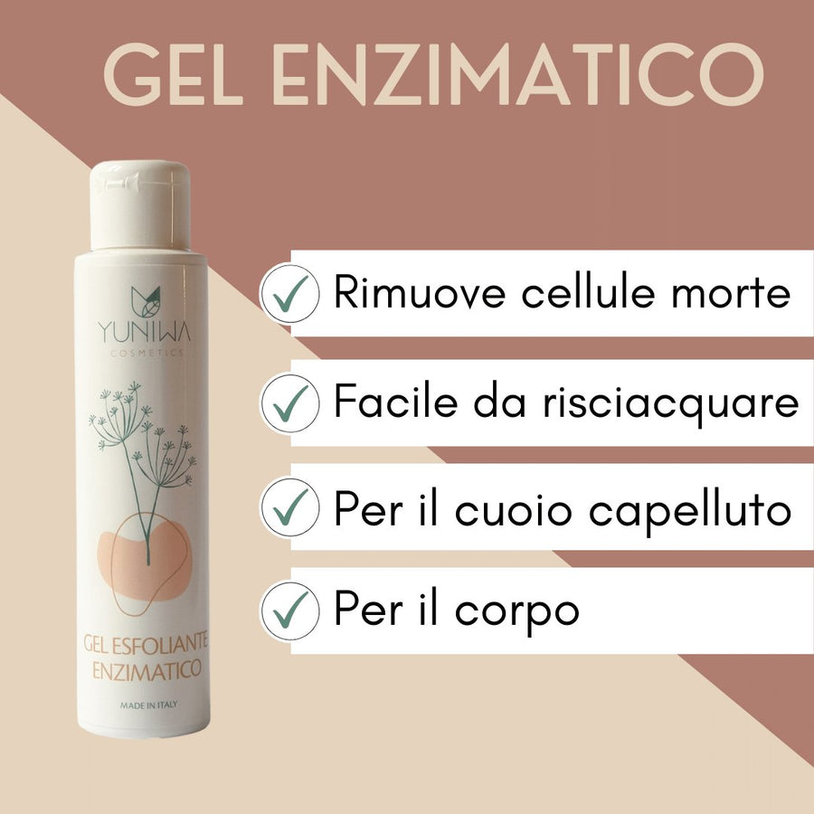 Gel Esfoliante Enzimatico - 100 ml - Yuniwa Cosmetics