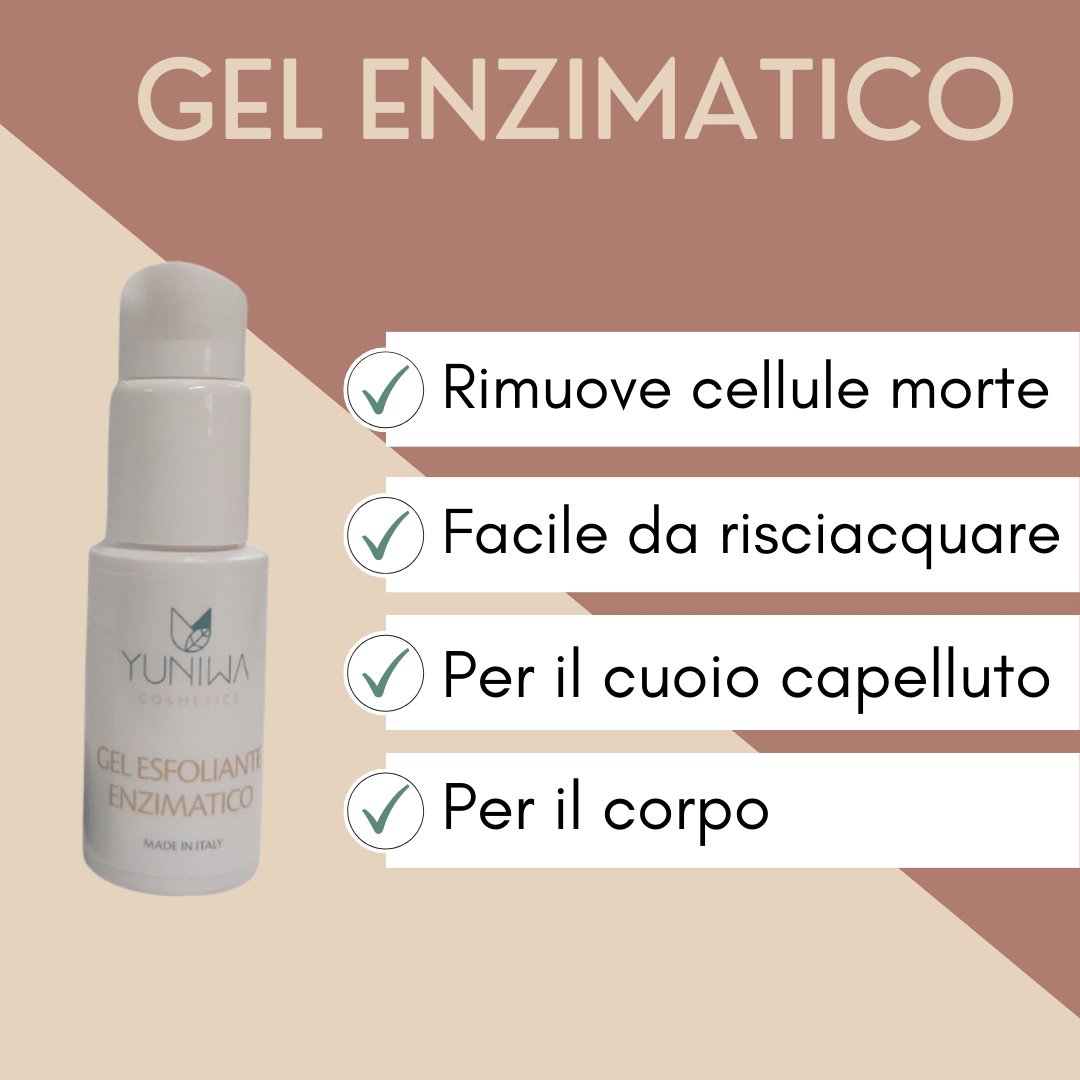 Gel Esfoliante Enzimatico - 50 ml - Yuniwa Cosmetics