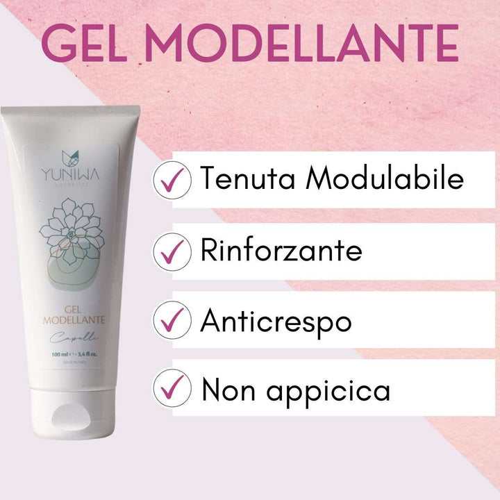 Gel Modellante per Capelli - 200 ml - Yuniwa Cosmetics