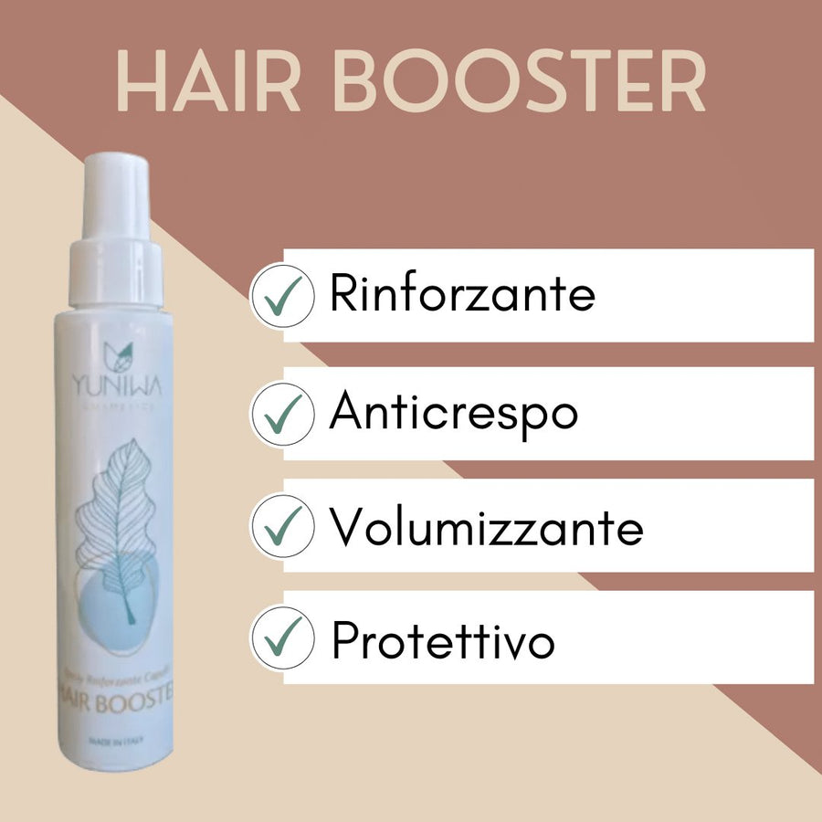 Hair Booster - Spray Rinforzante per capelli 200 ml - Yuniwa Cosmetics