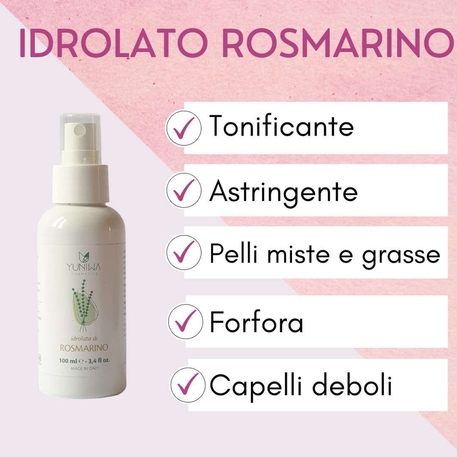 Idrolato di Rosmarino - Yuniwa Cosmetics