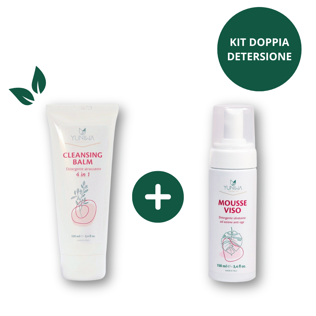 Kit doppia detersione (Pochette in Omaggio) - Yuniwa Cosmetics