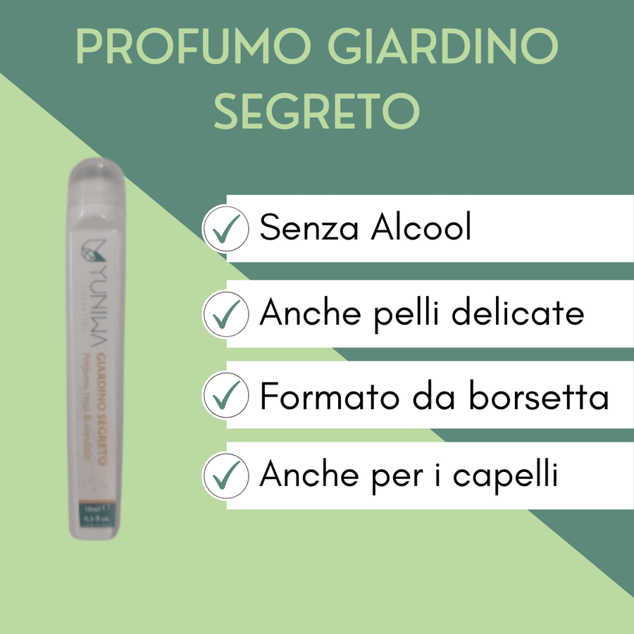 Profumo Naturale - Giardino Segreto - Yuniwa Cosmetics