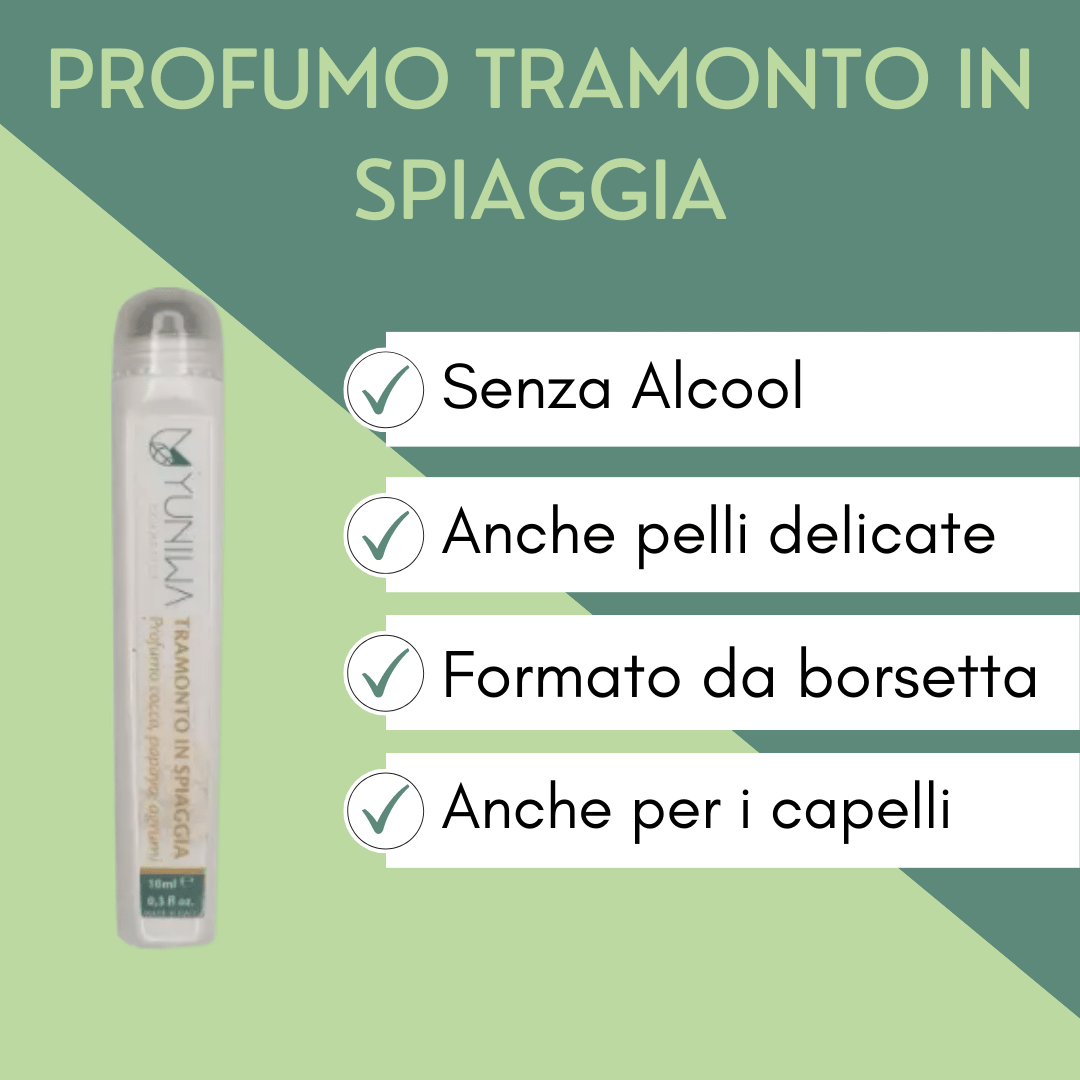 Profumo Naturale - Tramonto in Spiaggia - Yuniwa Cosmetics