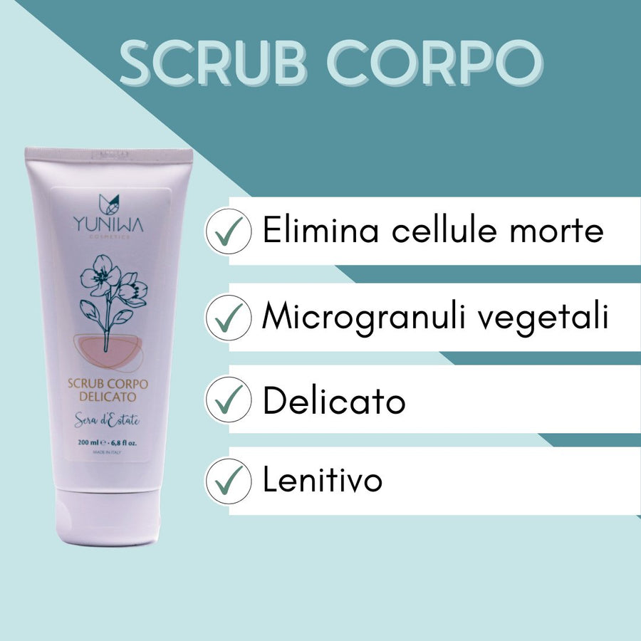 Scrub Corpo Delicato - Sera d'Estate - Yuniwa Cosmetics