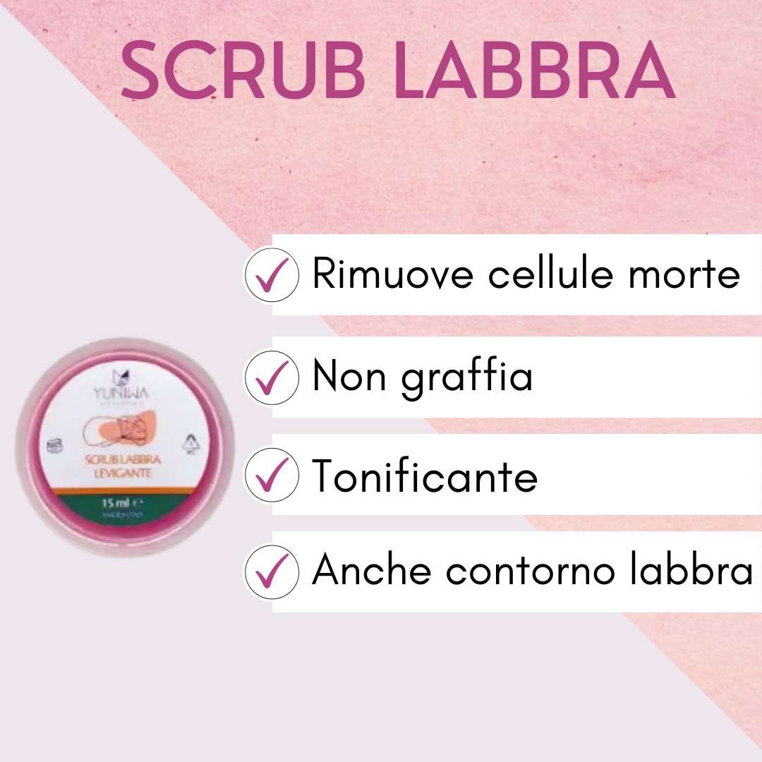 Scrub labbra levigante - Yuniwa Cosmetics