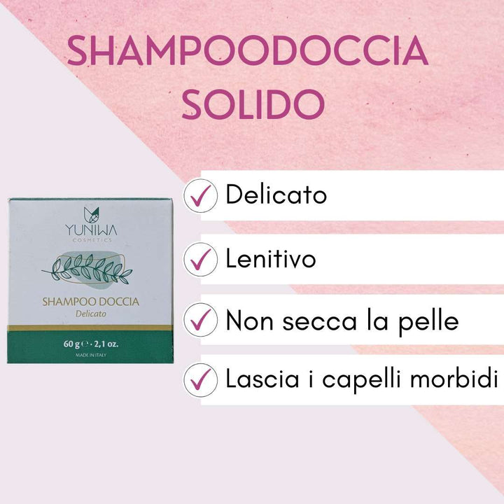 Shampoo Doccia Solido - Yuniwa Cosmetics