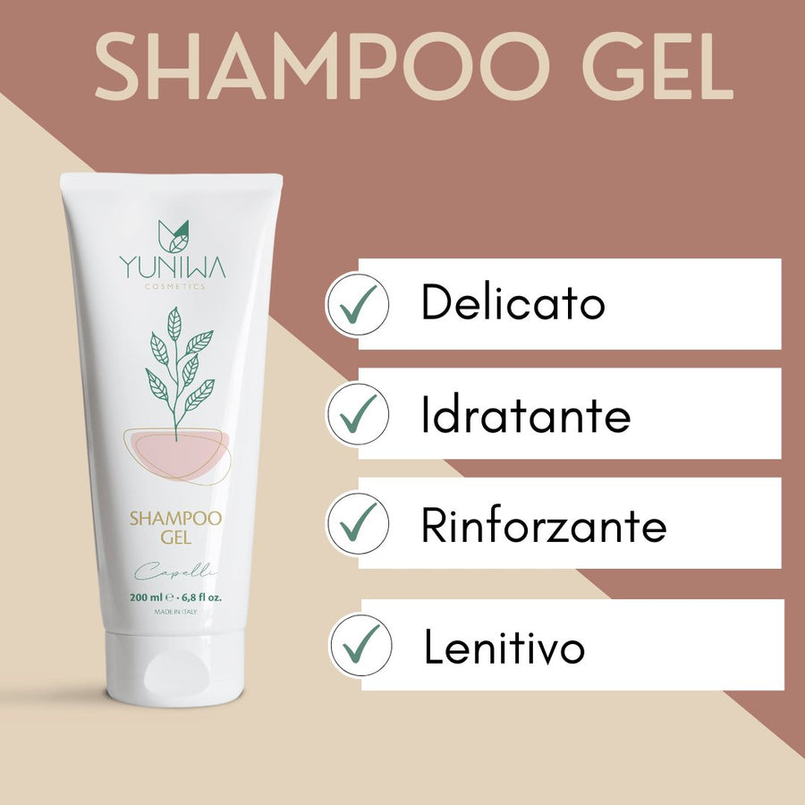 Shampoo gel rinforzante - Yuniwa Cosmetics